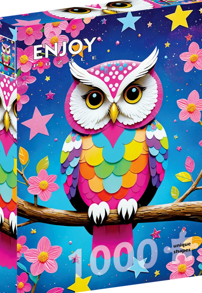 Starry Owl Puzzel (1000 stukjes)