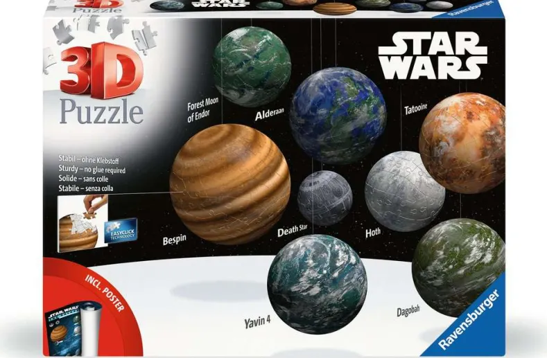 Star Wars Planets of the Galaxy 3D Puzzel (531 stukjes)