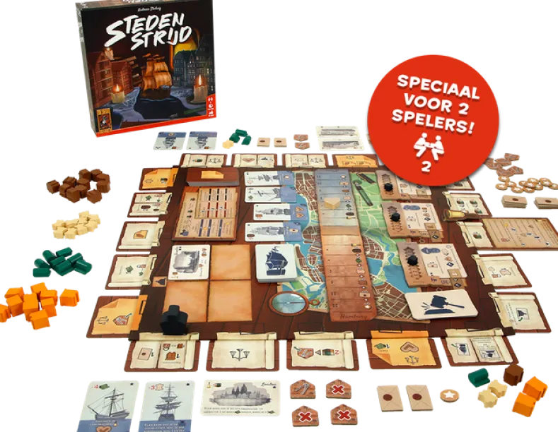 Stedenstrijd - Bordspel