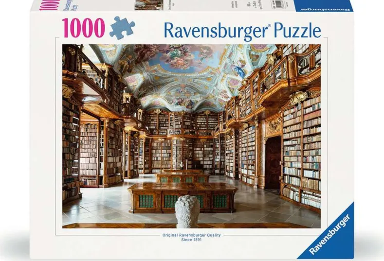 St. Florian Monastary Oostenrijk Public Library Puzzel (1000 stukjes)