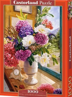 Still Life with Hydrangeas Puzzel (1000 stukjes)