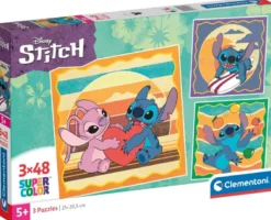Stitch Puzzel (3x48 stukjes)