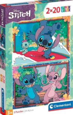 Stitch Puzzel (2x20 stukjes)