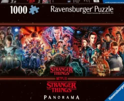 Stranger Things Panorama Puzzel (1000 stukjes)