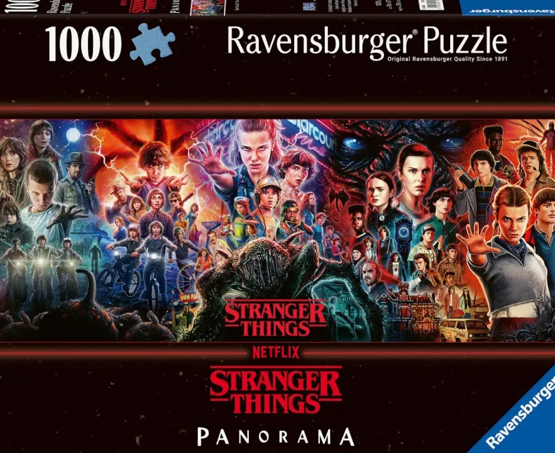 Stranger Things Panorama Puzzel (1000 stukjes)