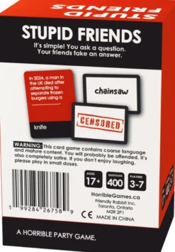 Stupid Friends - Card Game