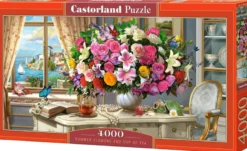 Summer Flowers and Cup of Tea Puzzel (4000 stukjes)