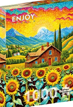 Sunflower House Puzzel (1000 stukjes)