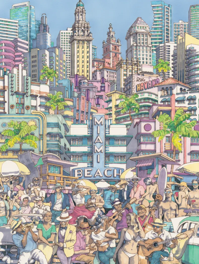 Sun Kissed City Puzzel (500 XXL stukjes)