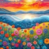 Sunrise Fields Puzzel (1000 stukjes)