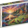 Sunset over the Lake Puzzel (500 stukjes)
