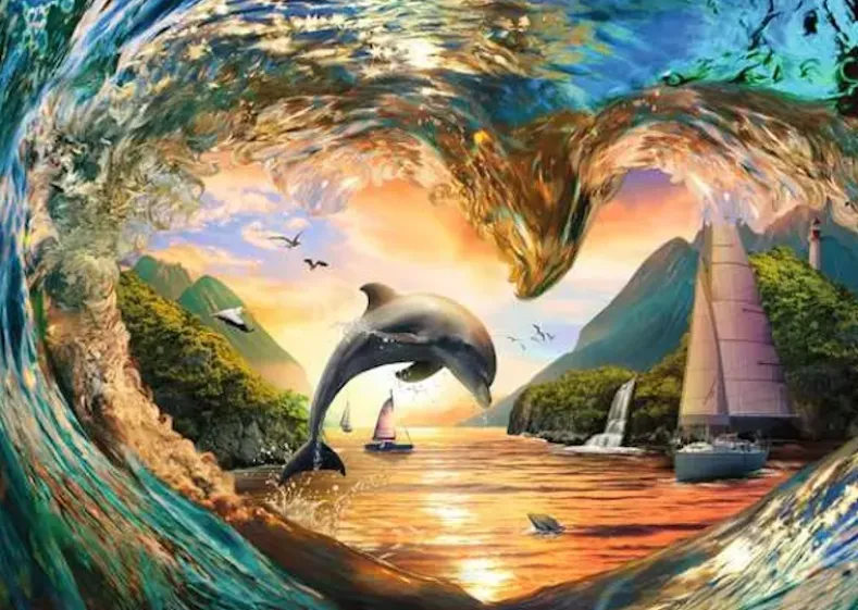 Sunset Splash Puzzel (1000 stukjes)