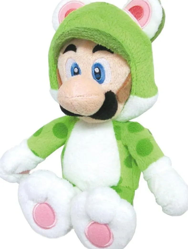 Super Mario - Cat Luigi Knuffel (25cm)