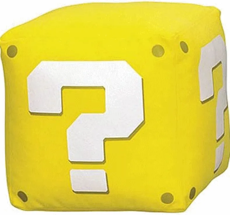 Super Mario - Coin Box Knuffel (12cm)