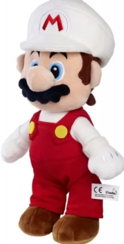Super Mario - Fire Mario knuffel (30cm)