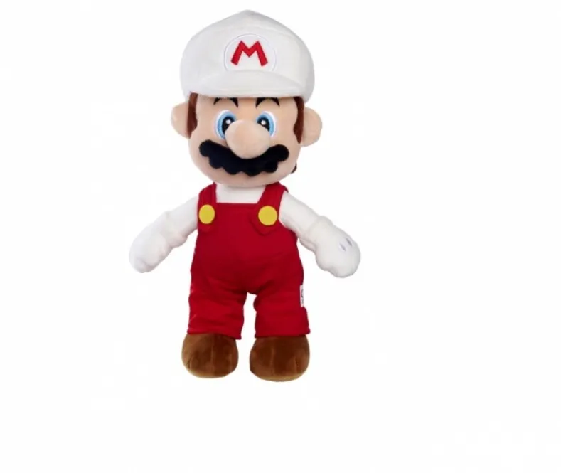 Super Mario - Fire Mario knuffel (30cm)
