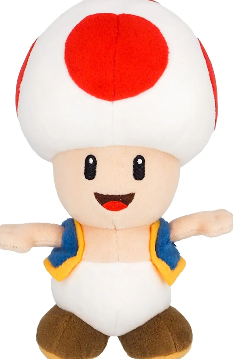 Super Mario - Red Toad Knuffel (20cm)