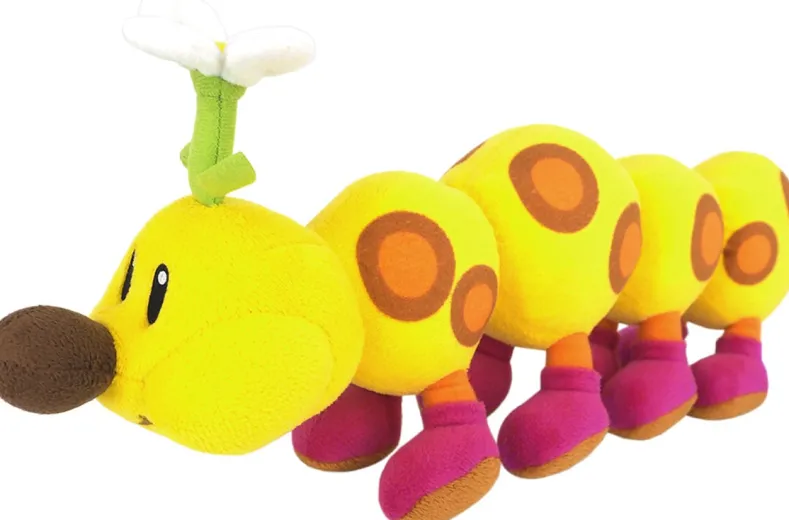 Super Mario - Wiggler Pluche Knuffel (14 cm)