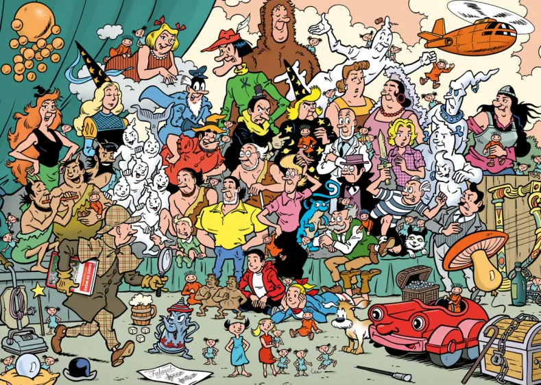 Suske en Wiske 80 Jaar Puzzel (1000 stukjes)