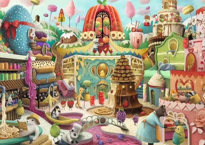 Sweet Street Puzzel (1000 stukjes)