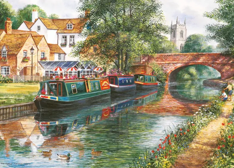 Terry Harrison - Terry's Waterways Puzzel (4 x 500 stukjes)