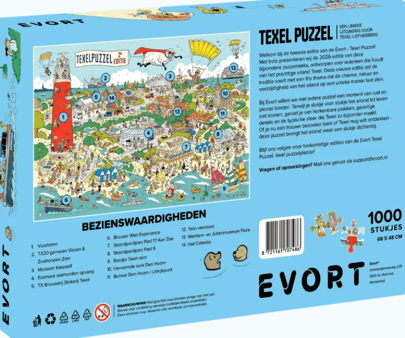 Texel Puzzel - 2e Editie (1000 stukjes)