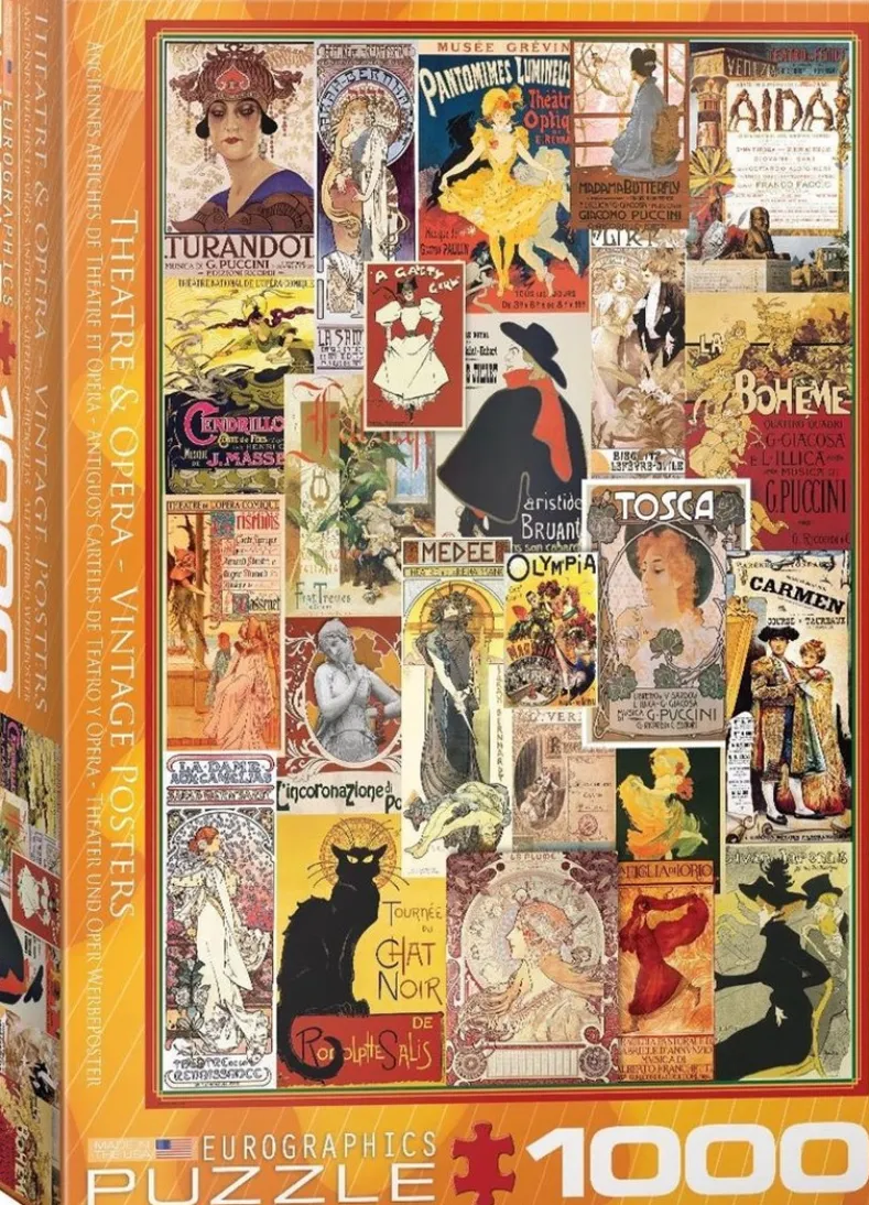 Theatre & Opera Vintage Posters Puzzel (1000 stukjes)