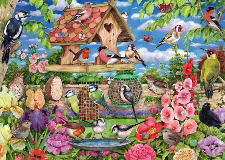 The Bird Table Puzzel (1000 stukjes)