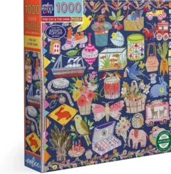 The Cat & The Yarn Puzzel (1000 stukjes)