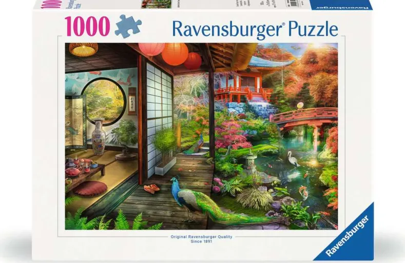 Theehuis in Japanse Tuin Puzzel (1000 stukjes)