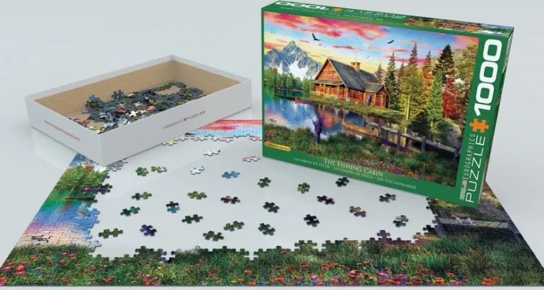 The Fishing Cabin - Dominic Davison Puzzel (1000 stukjes)