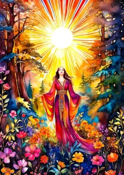 The Goddess in Spring Puzzel (1000 stukjes)