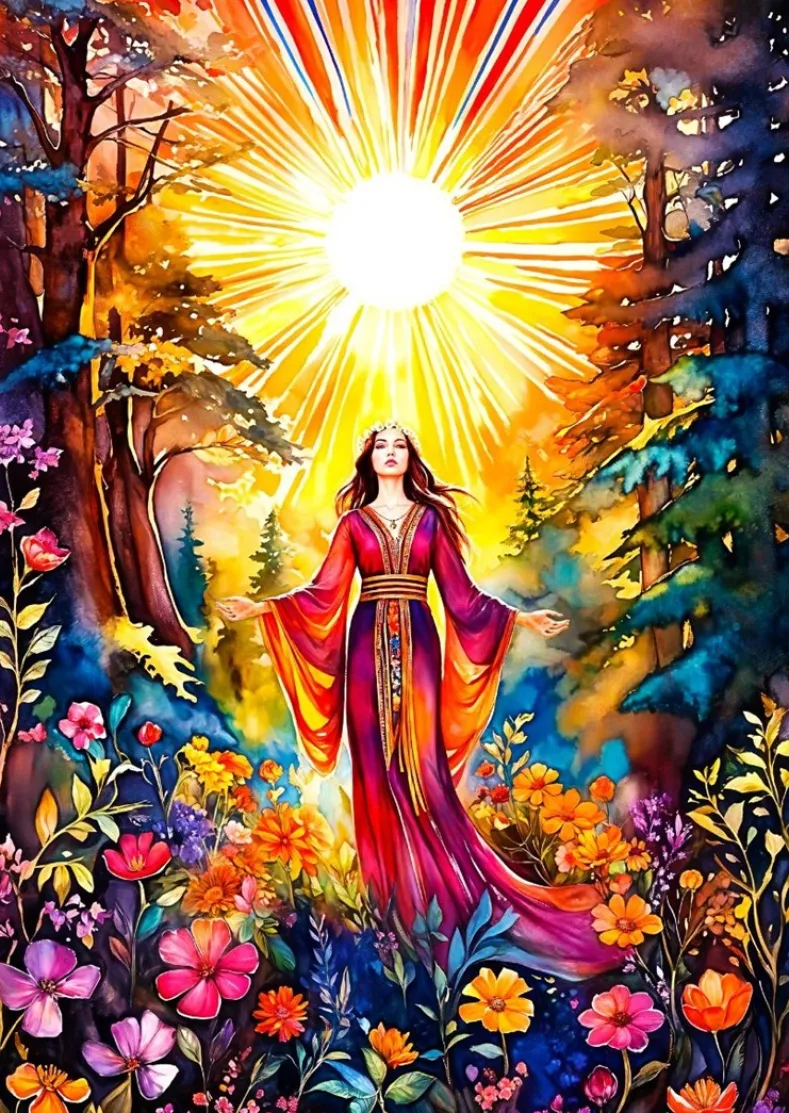 The Goddess in Spring Puzzel (1000 stukjes)