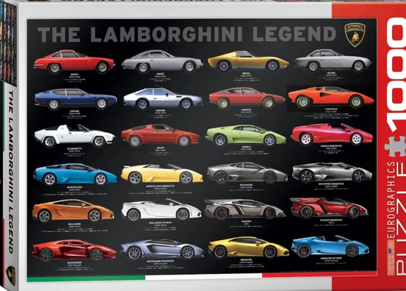 The Lamborghini Legend Puzzel (1000 stukjes)