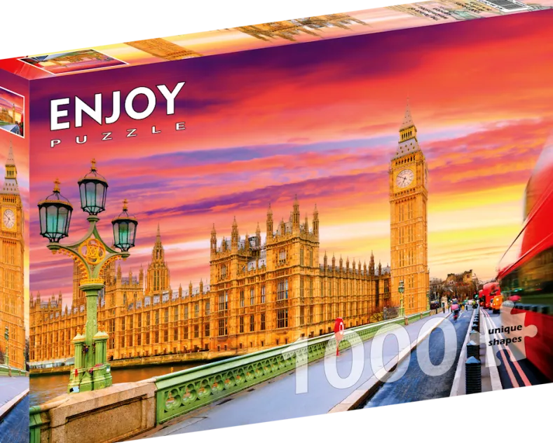 The Palace of Westminster - London Puzzel (1000 stukjes)