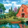 The Red Barn - Dominic Davison Puzzel (1000 stukjes)