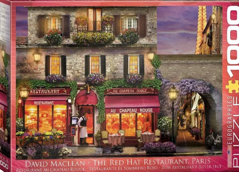 The Red Hat Restaurant Paris Puzzel (1000 stukjes)