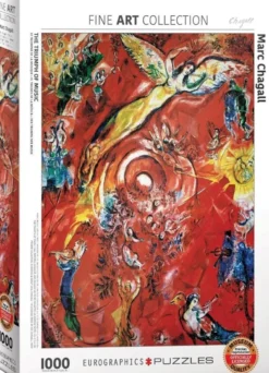 The Triumph of Music - Marc Chagall Puzzel (1000 stukjes)