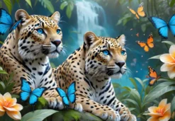 The Two Leopards Puzzel (1000 stukjes)