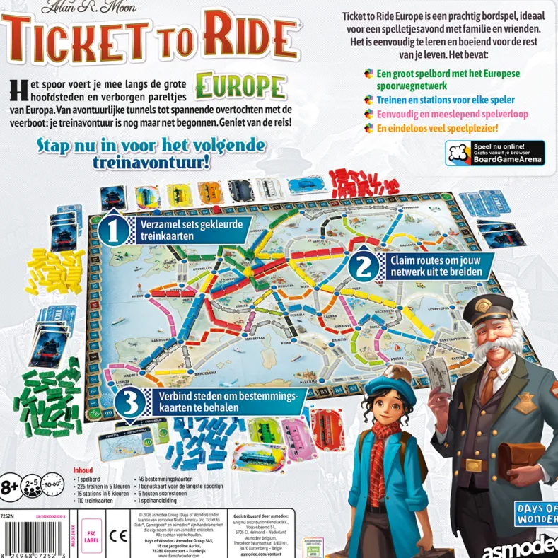 Ticket to Ride Europe (NL versie)