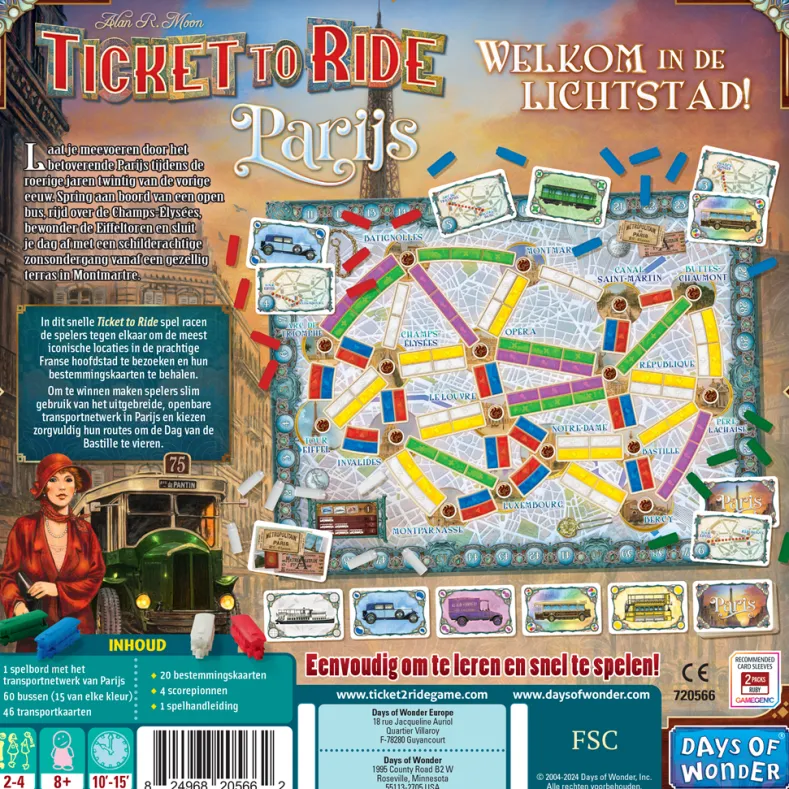 Ticket to Ride - Parijs (NL versie)
