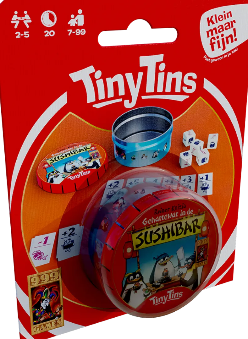 Tiny Tins - Geharrewar in de Sushibar - Dobbelspel