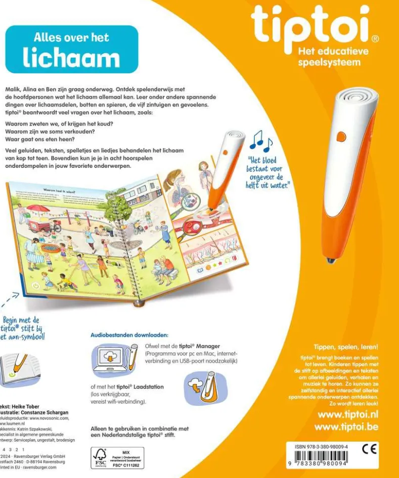 Tiptoi - Alles over het Lichaam