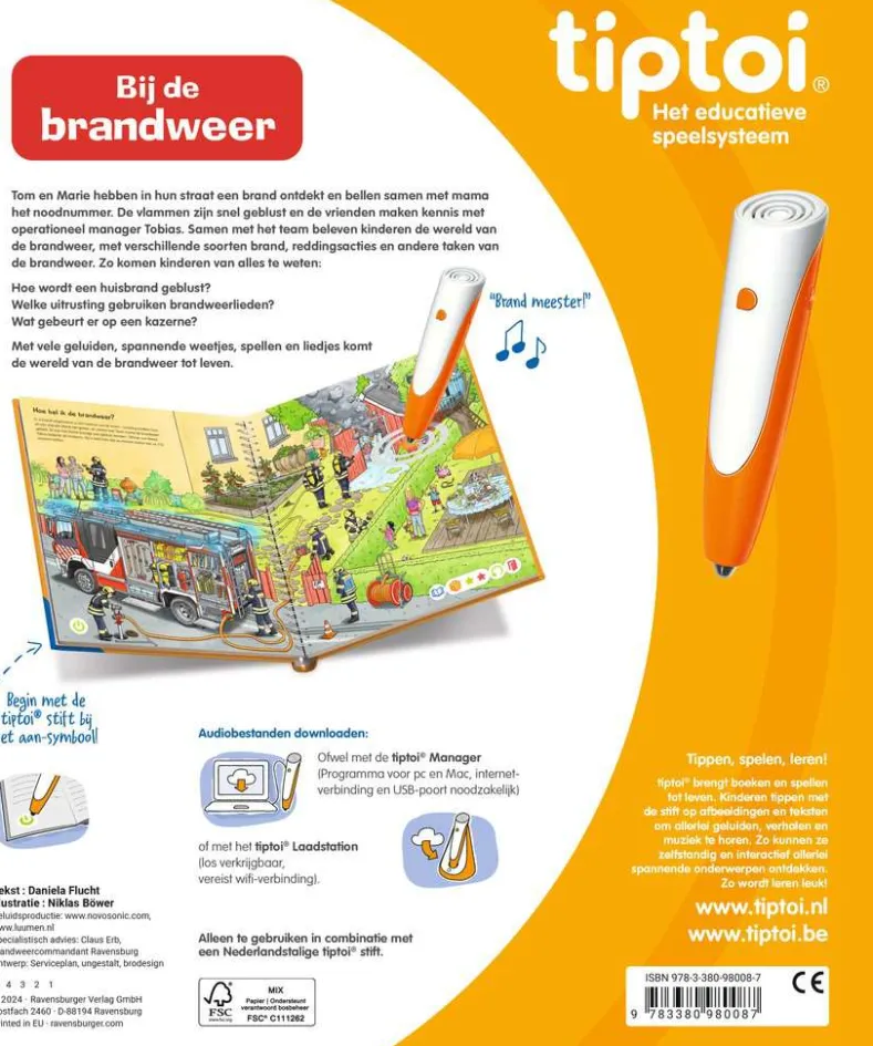 Tiptoi - Bij de Brandweer