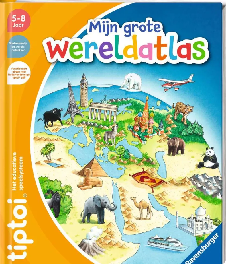 Tiptoi - Mijn Grote Wereldatlas