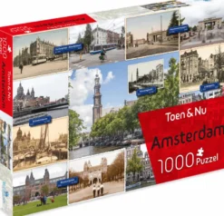 Toen & Nu - Amsterdam Puzzel (1000 stukjes)