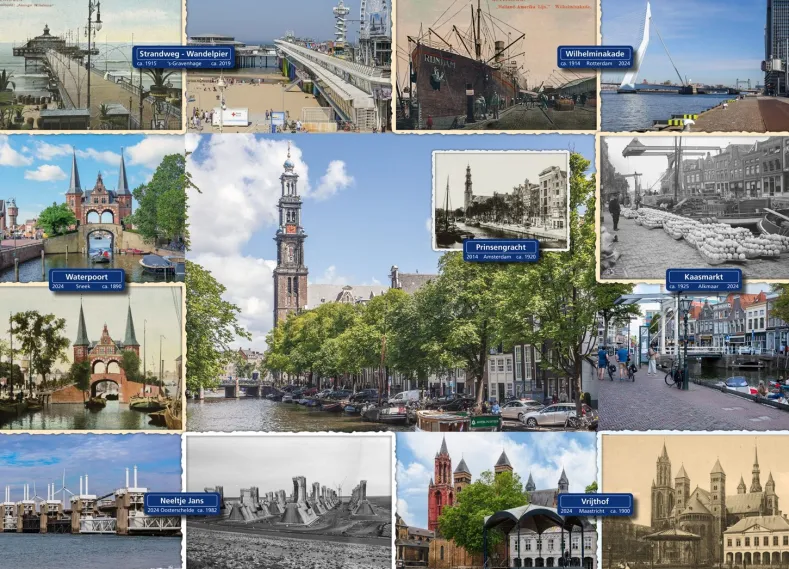 Toen & Nu - Nederland Puzzel (1000 stukjes)
