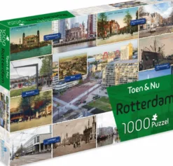 Toen & Nu - Rotterdam Puzzel (1000 stukjes)