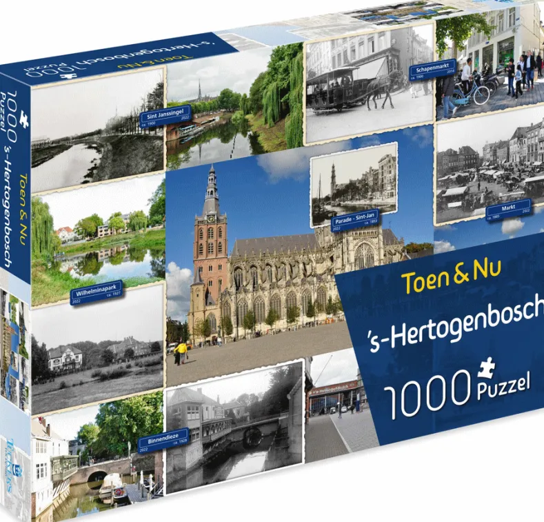 Toen & Nu - 's-Hertogenbosch Puzzel (1000 stukjes)