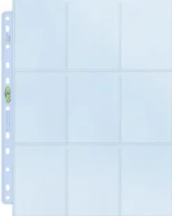 Transparante Multomapvellen 9 Kaarten Platinum (25 stuks)